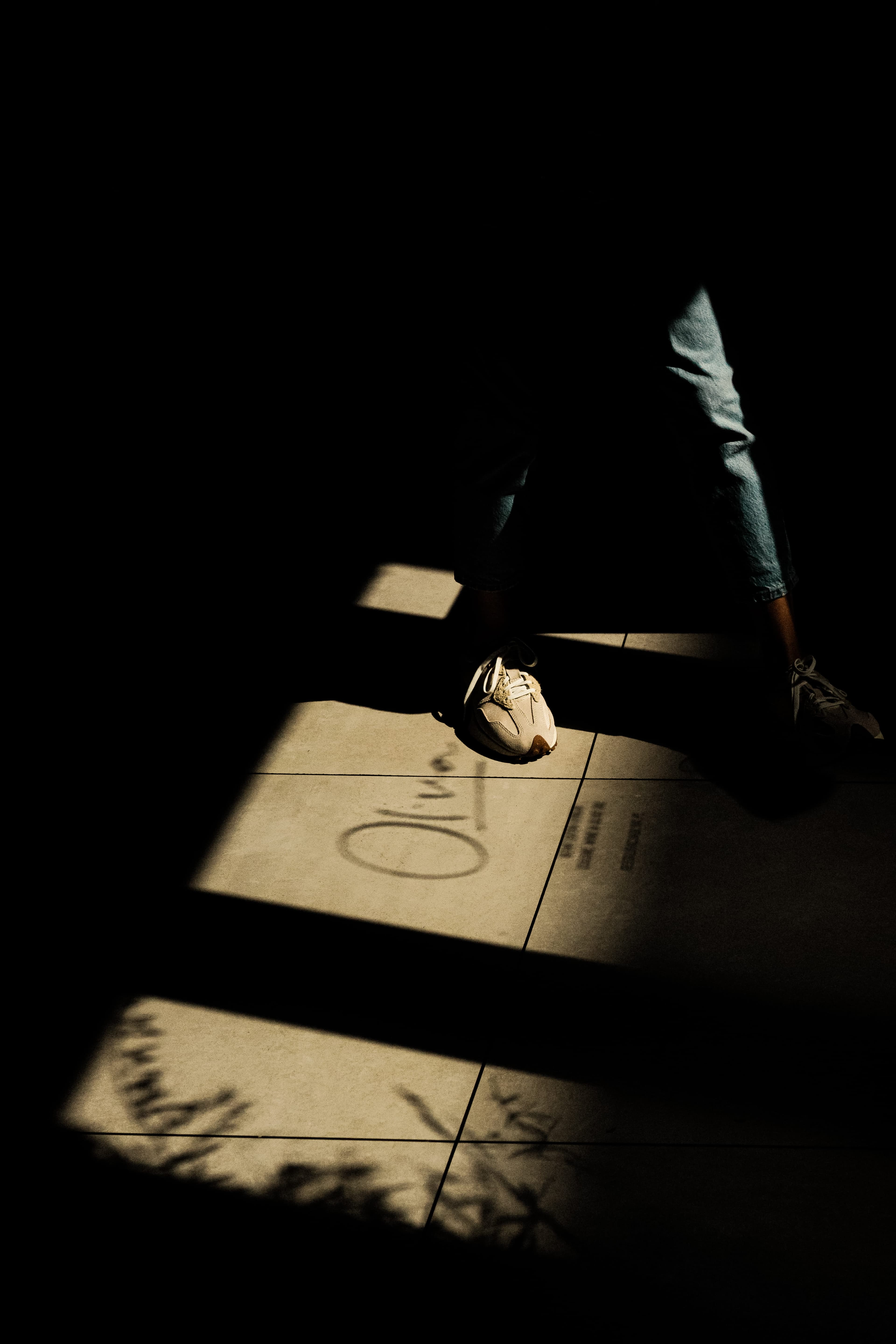 Portrait composition with depth and contrast